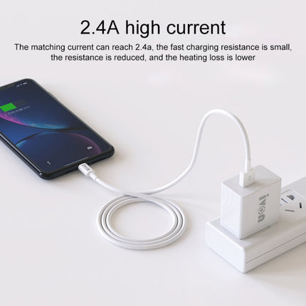 IVON CA70 8 Pin Fast Charging Data Cable, Length: 1m, 8 Pin, Length: 1m