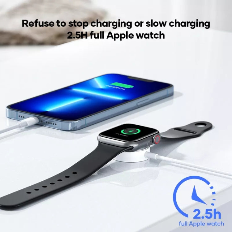 3 in 1 USB-C / Type-C to 8 Pin + USB-C / Type-C + Magnetic Watch Wireless Charger Data Cable, Cable Length: 1.2m, 3 in 1