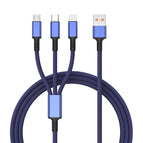 White Plugaided (Blue) / Blue