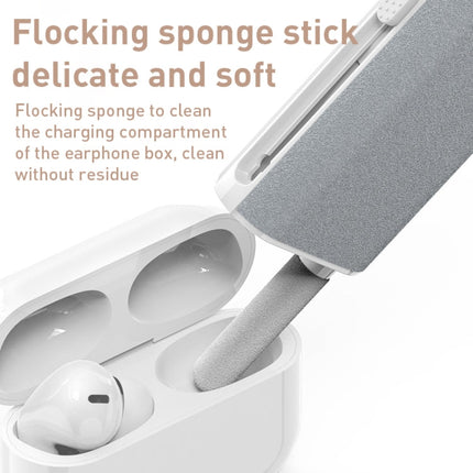 Q6 5 in 1 Wireless Earphone Charging Box Mobile Phone Screen Cleaning Kit, Q6