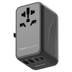 MOMAX UA10D 1-World GaN PD 100W Fast Charger Power Adapter, UA10D