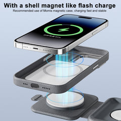 MOMAX UD30 Q.Mag Go 2 in 1 Foldable Magsafe Magnetic Wireless Charger