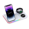 30W 4 in 1 Multifunctional Wireless Charger, 4 in 1