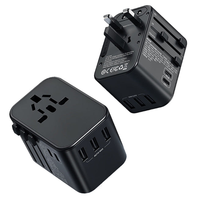 ROCK T62 35.5W Global Travel Multifunctional Plug PD Charger Power Adapter