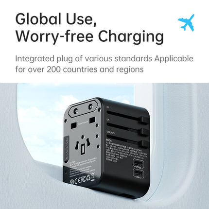 ROCK T62 35.5W Global Travel Multifunctional Plug PD Charger Power Adapter