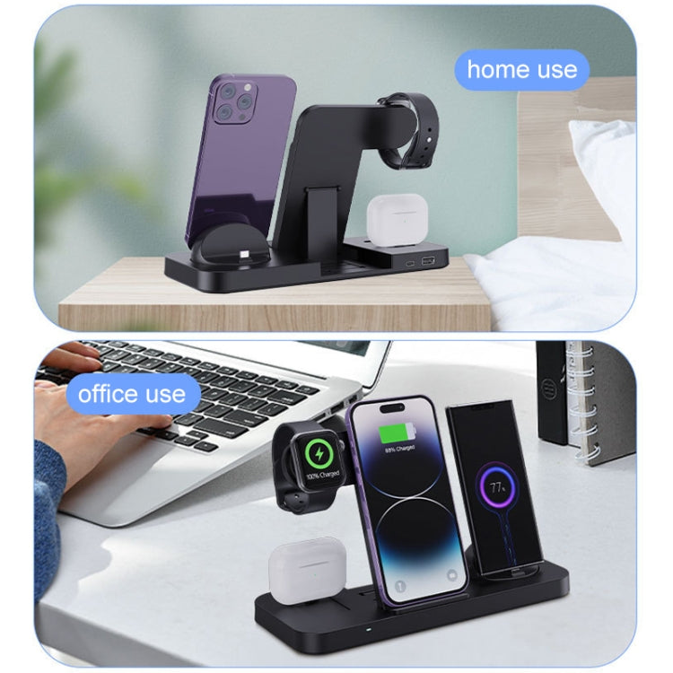 6 in 1 Multifunctional Foldable Vertical Wireless Charger