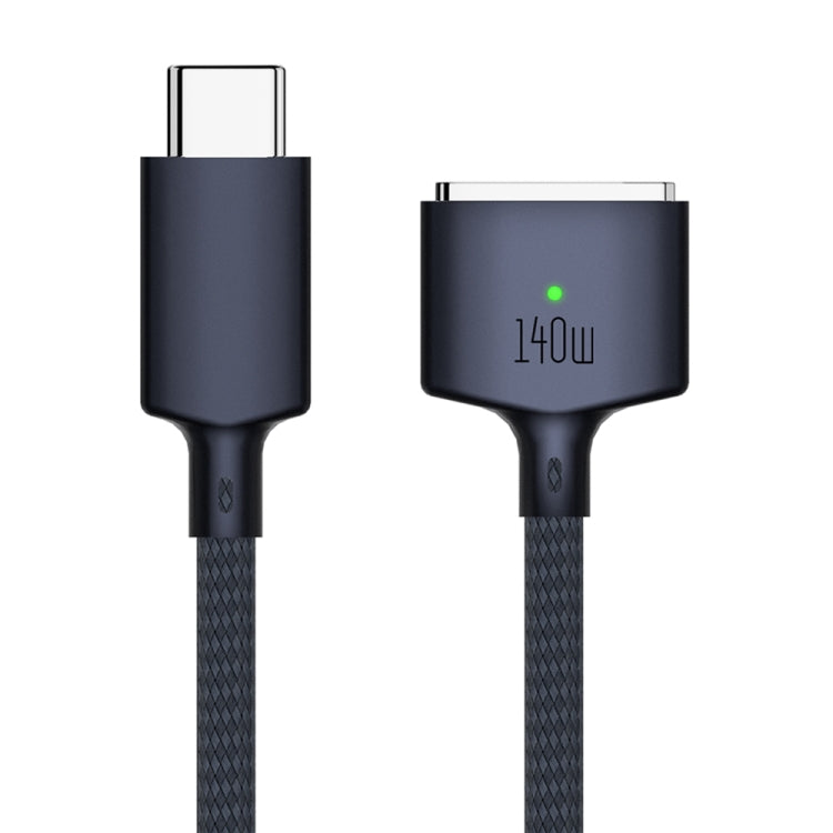 140W USB-C / Type-C to MagSafe 3 Magnetic Fast Charging Cable, Length:2m