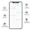 For iPhone X 5pcs ENKAY Hat-Prince  0.2mm 9H Surface Hardness 3D Explosion-proof Full Screen Carbon Fiber Soft Edges Tempered Glass Screen Film, For X 3D