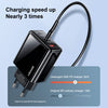 USAMS US-CC133 T40 PD + QC3.0 Ports Fast Charger Power Adapter with Digital Display, EU Plug