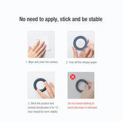 NILLKIN Portable PU Leather Magnetic Ring Sticker