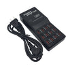 W-858 12A 12 Ports USB Fast Charging Dock Desktop Smart Charger AC100-240V, US Plug, US Plug