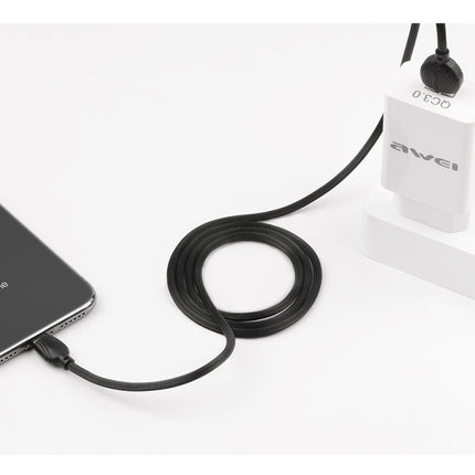 awei CL-63 2.5A 8 Pin Charging + Transmission Aluminum Alloy Data Cable, Length: 1m