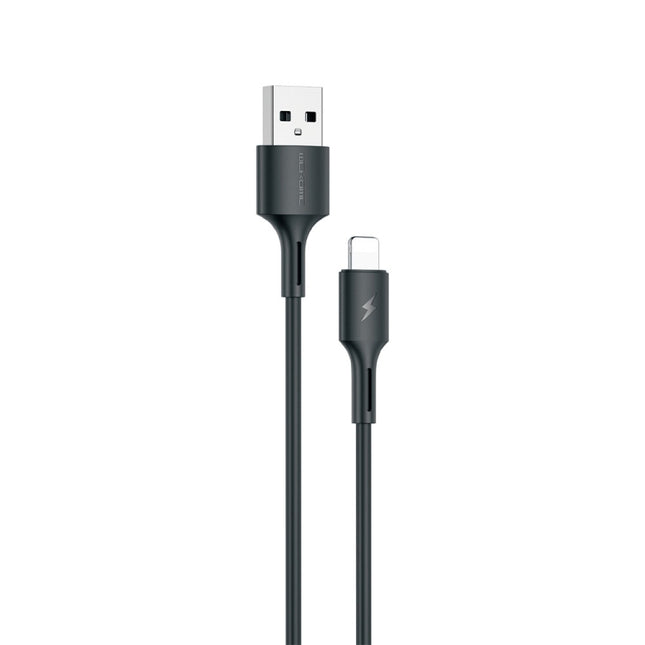 WK WDC-136 USB to 8 Pin 3A Fast Charing Data Cable, USB to 8 Pin(Black)