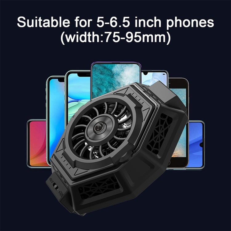 MB-F3 Mobile Phone Live Broadcast Gaming Semiconductor Radiator Back Clamp Cooling Fan