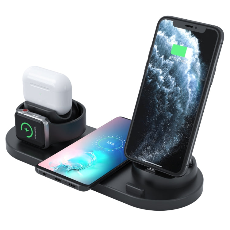 HQ-UD15-upgraded 6 in 1 Wireless Charger For iPhone, Apple Watch, AirPods and Other Android Phones