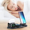 HQ-UD15-upgraded 6 in 1 Wireless Charger For iPhone, Apple Watch, AirPods and Other Android Phones