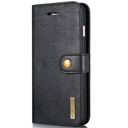 DG.MING for iPhone 8 Plus & iPhone 7 Plus Crazy Horse Texture Horizontal Flip Detachable Magnetic Protective Case with Holder & Card Slots & Wallet, iPhone 8P & 7P