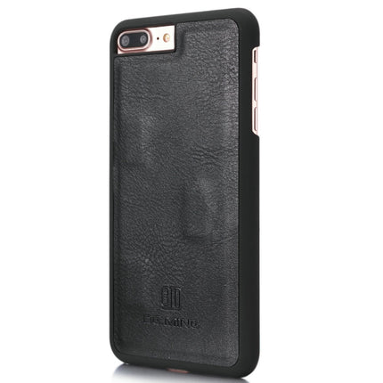 DG.MING for iPhone 8 Plus & iPhone 7 Plus Crazy Horse Texture Horizontal Flip Detachable Magnetic Protective Case with Holder & Card Slots & Wallet, iPhone 8P & 7P