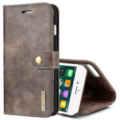 DG.MING for iPhone 8 Plus & iPhone 7 Plus Crazy Horse Texture Horizontal Flip Detachable Magnetic Protective Case with Holder & Card Slots & Wallet, iPhone 8P & 7P