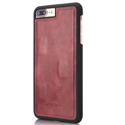 DG.MING for iPhone 8 Plus & iPhone 7 Plus Crazy Horse Texture Horizontal Flip Detachable Magnetic Protective Case with Holder & Card Slots & Wallet, iPhone 8P & 7P