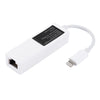 NK107A1 8 Pin to RJ45 Ethernet LAN Network Adapter Cable for iPhone / iPad Series, Total Length: 16cm