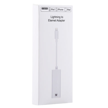 NK107A1 8 Pin to RJ45 Ethernet LAN Network Adapter Cable for iPhone / iPad Series, Total Length: 16cm