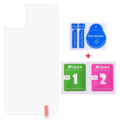 For iPhone 11 9H 2.5D Half - Screen Transparent Mobile Phone Tempered Glass Film Back Film, For iPhone 11 (1 PC)