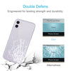 For iPhone 11 50pcs  9H 2.5D Half - Screen Transparent Mobile Phone Tempered Glass Film Back Film, For iPhone 11 (50 PCS)