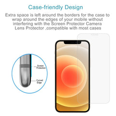 For iPhone 12 / 12 Pro 50pcs 0.26mm 9H 2.5D Tempered Glass Film (Open Hole), For iPhone 12 / 12 Pro