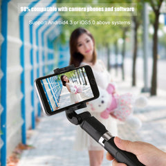 2 in 1 Foldable Bluetooth Shutter Remote Selfie Stick Tripod for iPhone and Android Phones