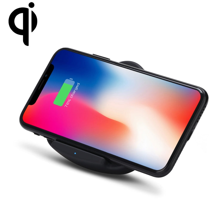 QK11 10W ABS + PC Fast Charging Qi Wireless Charger Pad, QK11 Black, QK11 Gold, QK11 Blue