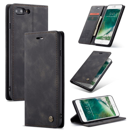 CaseMe-013 Multifunctional Retro Frosted Horizontal Flip Leather Case for iPhone 7 Plus / 8 Plus, with Card Slot & Holder & Wallet