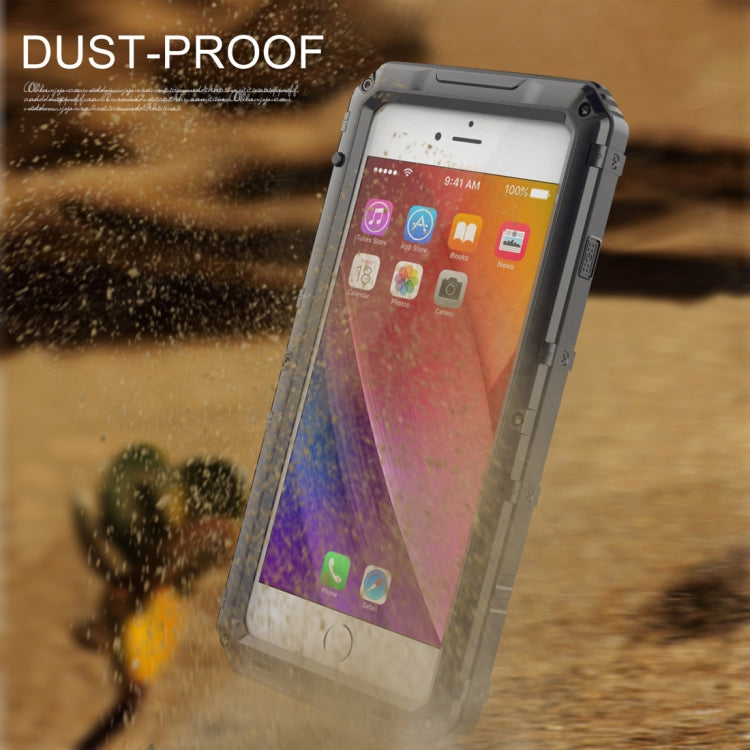 Waterproof Dustproof Shockproof Zinc Alloy + Silicone Case for iPhone 8 Plus & 7 Plus, iPhone 8 Plus & 7 Plus