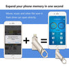 RQW-10F 2 in 1 USB 2.0 & 8 Pin 64GB Keychain Flash Drive, RQW-10F