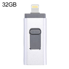 easyflash RQW-01B 3 in 1 USB 2.0 & 8 Pin & Micro USB 32GB Flash Drive, RQW-01B Silver