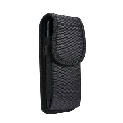 4.7 inch Universal Vertical Nylon Fabric Waist Bag  for iPhone X & iPhone 8, Galaxy S6, Redmi 3