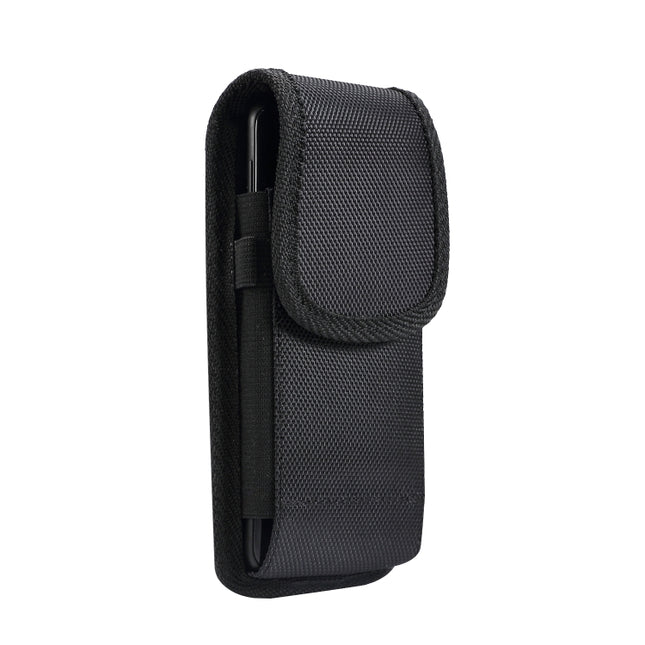 4.7 inch Universal Vertical Nylon Fabric Waist Bag  for iPhone X & iPhone 8, Galaxy S6, Redmi 3