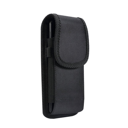 4.7 inch Universal Vertical Nylon Fabric Waist Bag  for iPhone X & iPhone 8, Galaxy S6, Redmi 3
