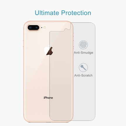2 PCS for iPhone 8 Plus & 7 Plus 0.3mm 9H Surface Hardness 2.5D Curved Edge Explosion-proof Premium Tempered Glass Back Screen Protector, For 8P & 7P