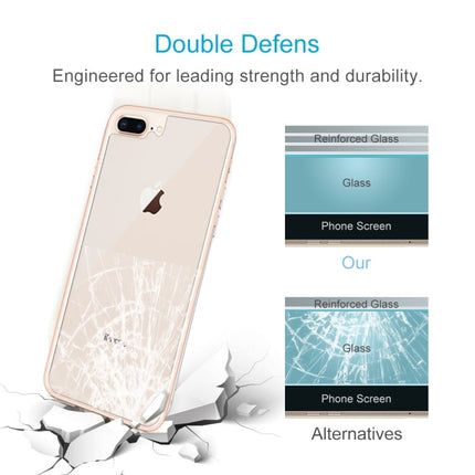 2 PCS for iPhone 8 Plus & 7 Plus 0.3mm 9H Surface Hardness 2.5D Curved Edge Explosion-proof Premium Tempered Glass Back Screen Protector, For 8P & 7P