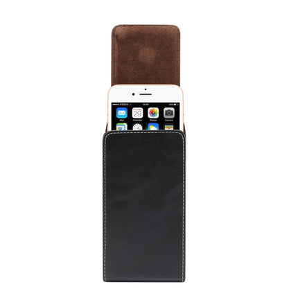 6.0 inch Universal Vertical Lambskin Texture Waist Bag  for iPhone XS Max, Galaxy S10+, Huawei P30 Pro