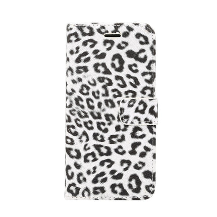 For iPhone XR Leopard Pattern Horizontal Flip Leather Case with Holder & Card Slots, For XR