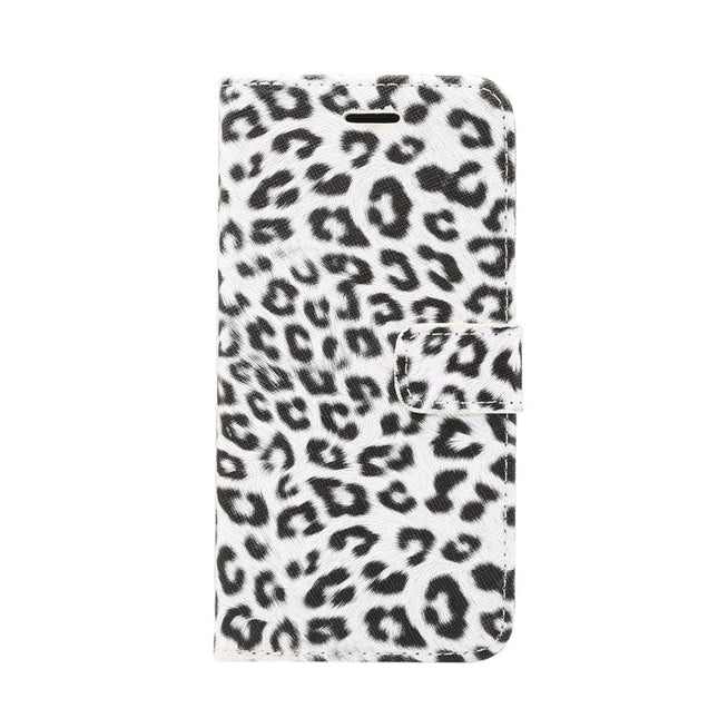 For iPhone XR Leopard Pattern Horizontal Flip Leather Case with Holder & Card Slots