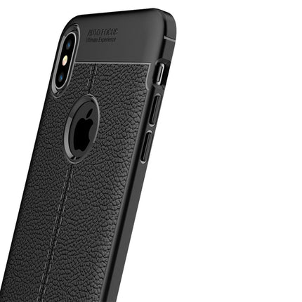For iPhone XS Max Litchi Texture TPU Case, For XS Max