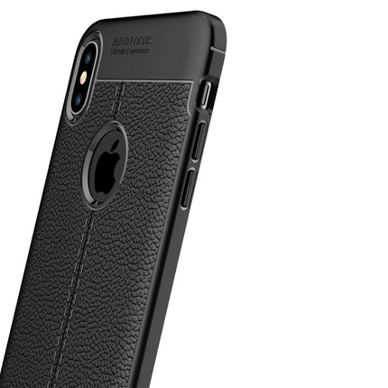 For iPhone XS Max Litchi Texture TPU Case, For XS Max