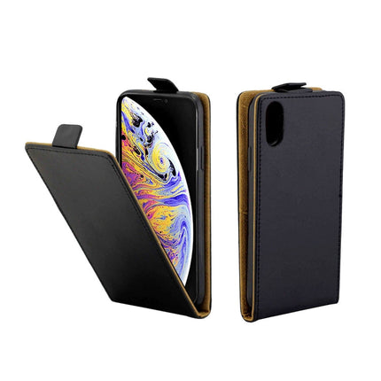 For iPhone XS Max Business Style Vertical Flip TPU Leather Case with Card Slot, For XS Max
