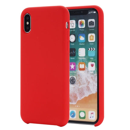 For iPhone XS Max Four Corners Full Coverage Liquid Silicone Protective Case Back Cover, For XS Plus, XS Max, For XS Max