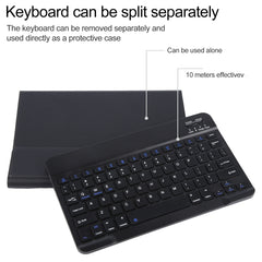 For iPad Pro 9.7 / 9.7 inch 2017 / 9.7 2018 / Air / Air 2 IP071 Separable ABS Smart Bluetooth Keyboard + Litchi Texture Horizontal Flip Leather Tablet Case, For iPad Pro 9.7 / 9.7 inch 2017 / 9.7 2018 / Air / Air 2
