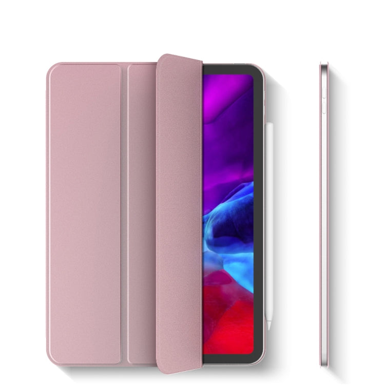 Horizontal Flip Ultra-thin Double-sided Clip Magnetic PU Leather Case for iPad Pro 12.9 2022 / 2021 / 2020 / 2018, with Three-folding Holder & Sleep / Wake-up Function, For iPad Pro 12.9 2022 / 2021 / 2020 / 2018