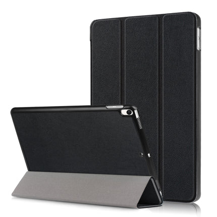 Custer Texture Horizontal Flip Leather Case for  iPad Air 2019 10.5 inch, with Three-folding Holder & Sleep / Wake-up Function